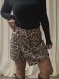 Leopard Skort