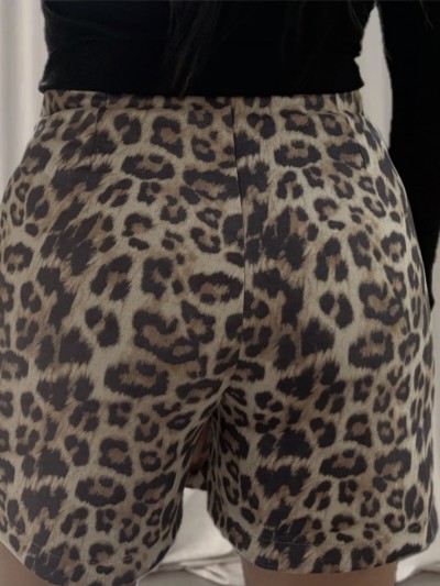 Leopard Skort
