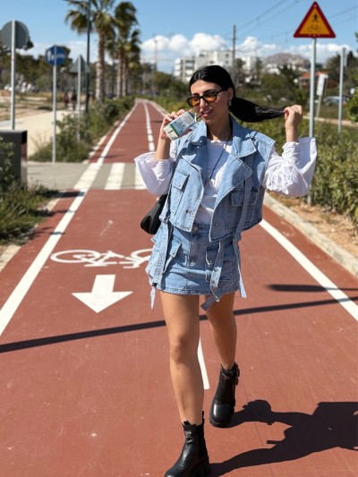 Celia Jean Σετ με Γιλέκο και Skort