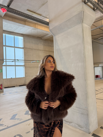 Lika Brown Fur Coat