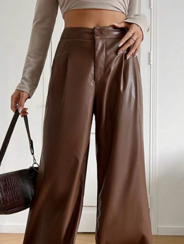 Brown Leather Pants