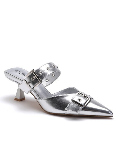 Maggie Silver Heels