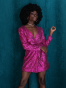 Fuchsia Sequin Dress