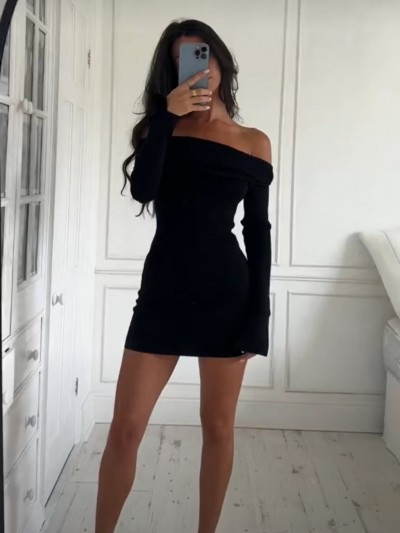 Elvira Black Dress