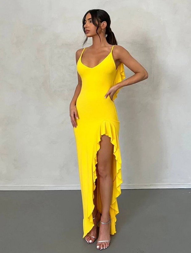 Porto Yellow Dress