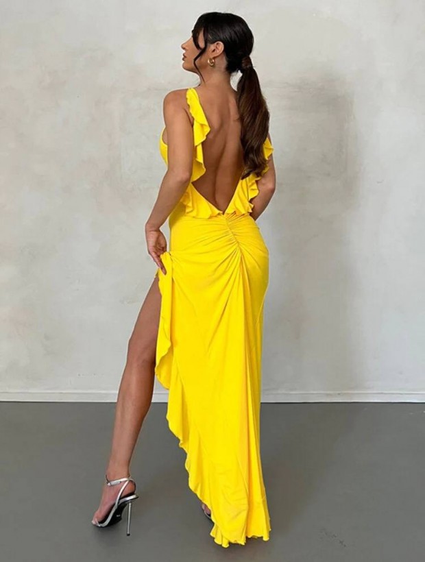 Porto Yellow Dress