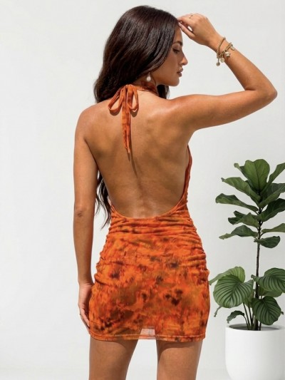 Daydream Orange Dress