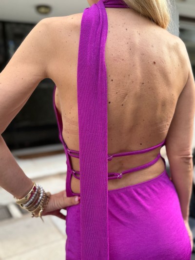 Alexia Mini Dress με ανοιχτή πλάτη