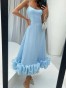 Serene Dress Γαλάζιο