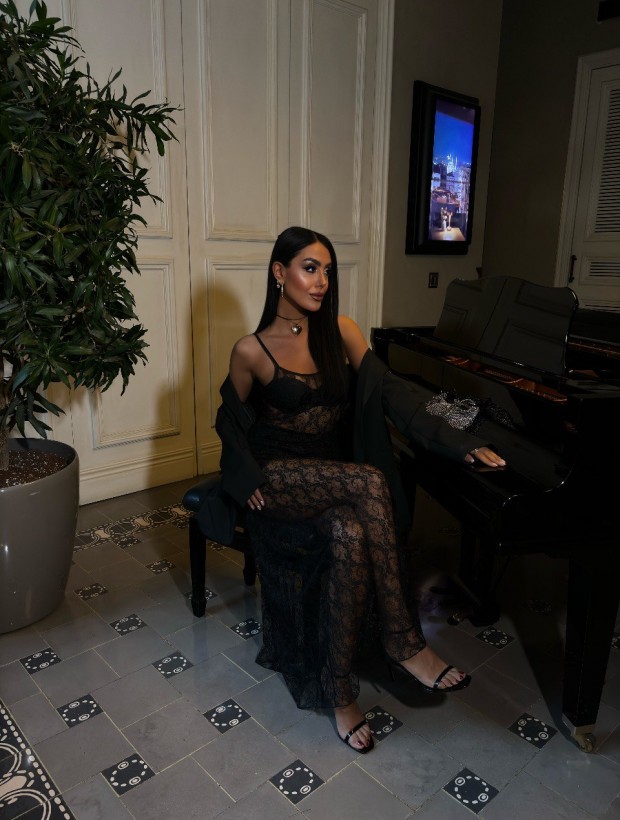 Take a risk Dress Δαντελένιο maxi φόρεμα τιραντάκι