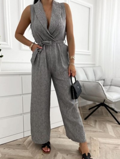 Jilda  Jumpsuit Γκρι