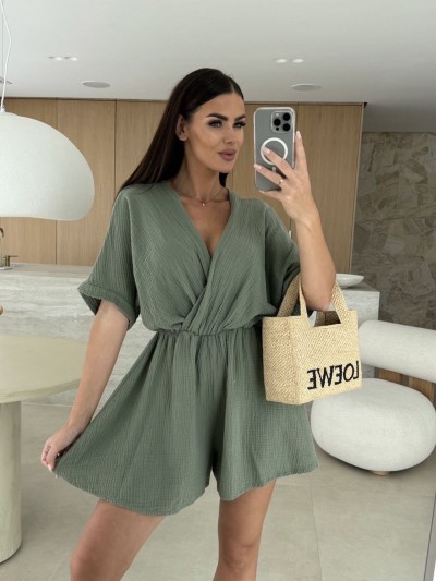 Kely Ολόσωμη Jumpsuit Χακί