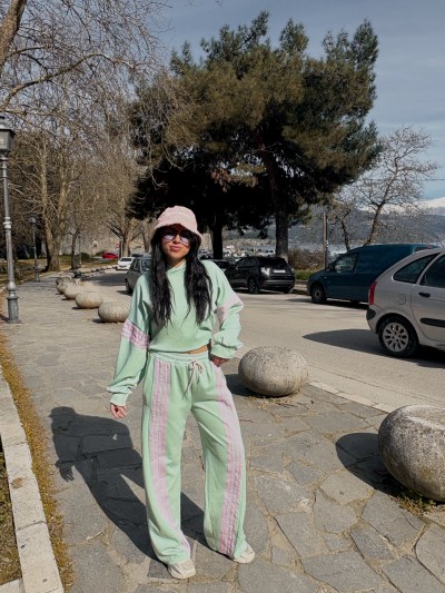 Φόρμα Σετ με ρίγα 