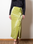 Olive Green Velvet Skirt