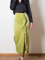 Olive Green Velvet Skirt