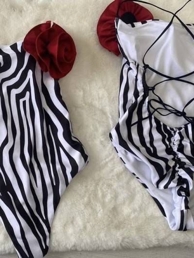 Galia Zebra Swimsuit