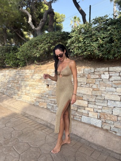 Paros Gold Dress