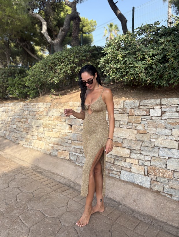 Paros Gold Dress