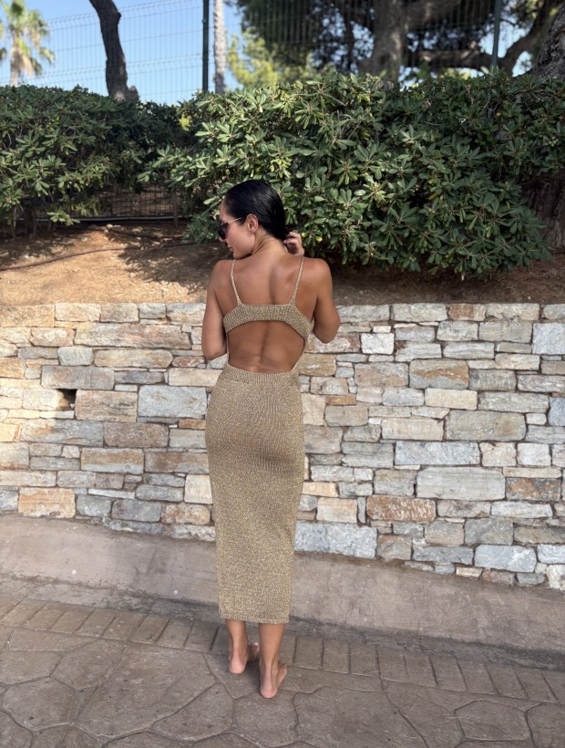 Paros Gold Dress