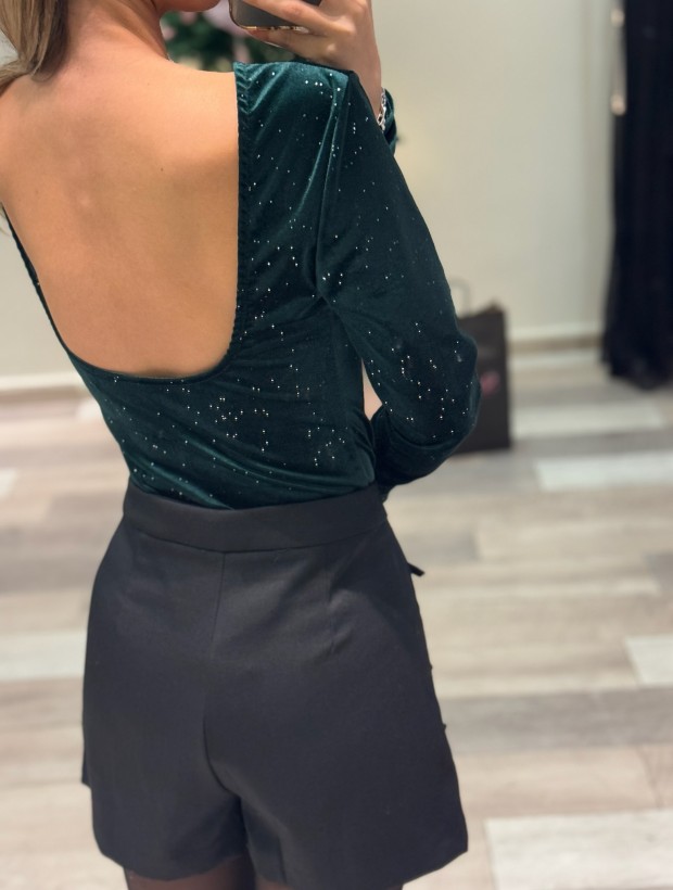 Falcer Πράσινο Κορμάκι με Γκλίτερ