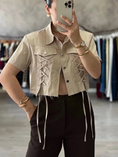 Artemis Crop Shirt
