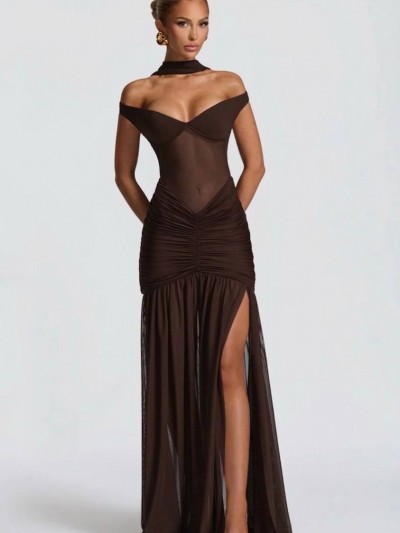 Illusion Mesh Dress