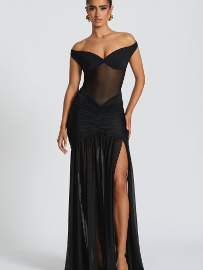 Illusion Mesh Dress