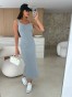 Roxanna Γκρι Φόρεμα
